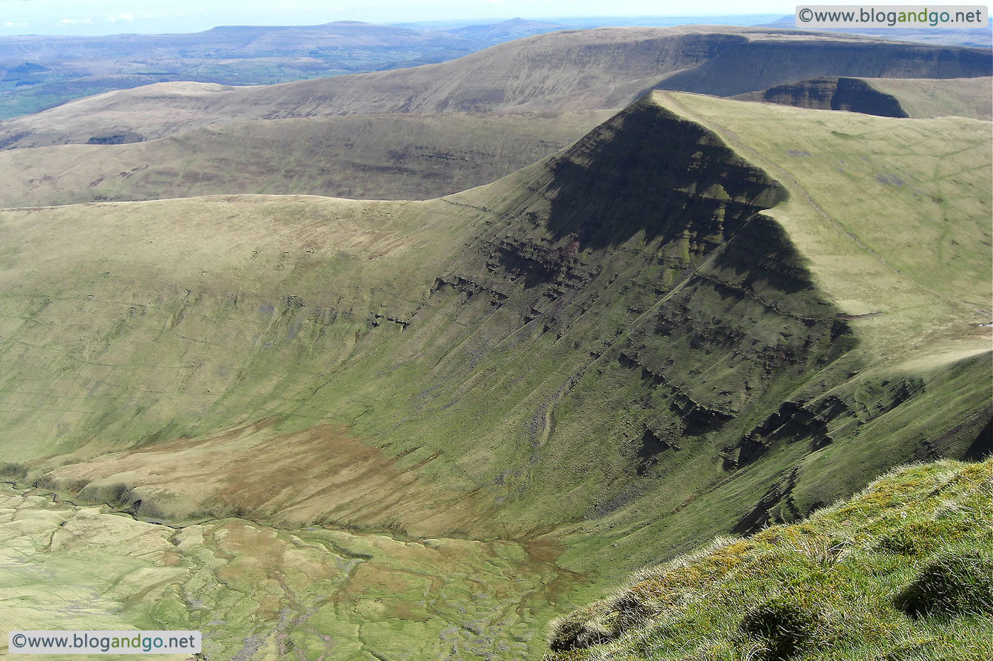 Brecon Beacons - Map like views of the topography